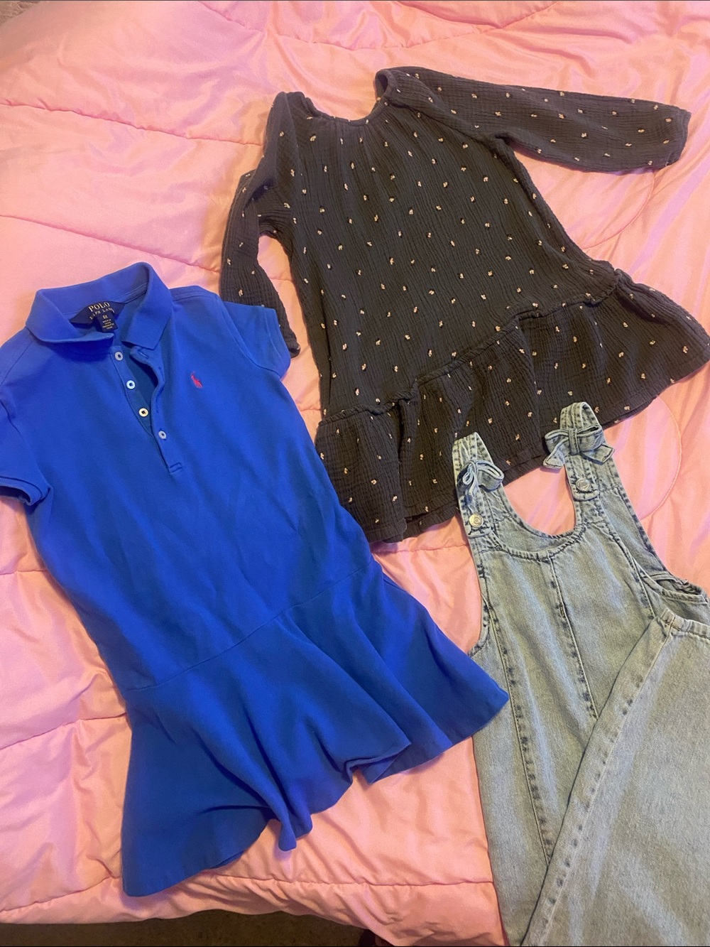 Ralph Lauren Polo Dress
Primary Romper 
H&M floral dress